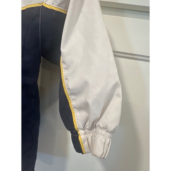 Nike Kids 3T Colorblock Windbreaker Jacket Navy Blue White Yellow - Picture 3 of 7